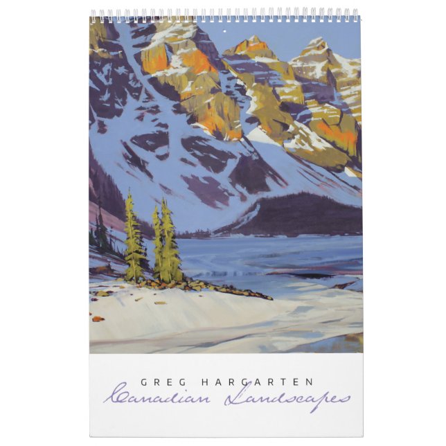 Greg Hargarten Canadian Landscapes Calendar (Cover)