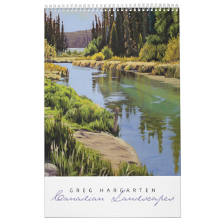 Greg Hargarten Canadian Landscapes Calendar