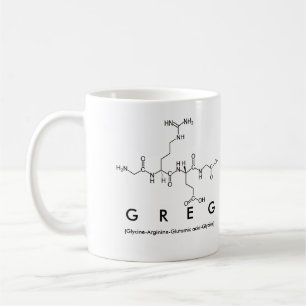 Greg peptide name mug