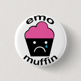 Greg the Emo Muffin 3 Cm Round Badge