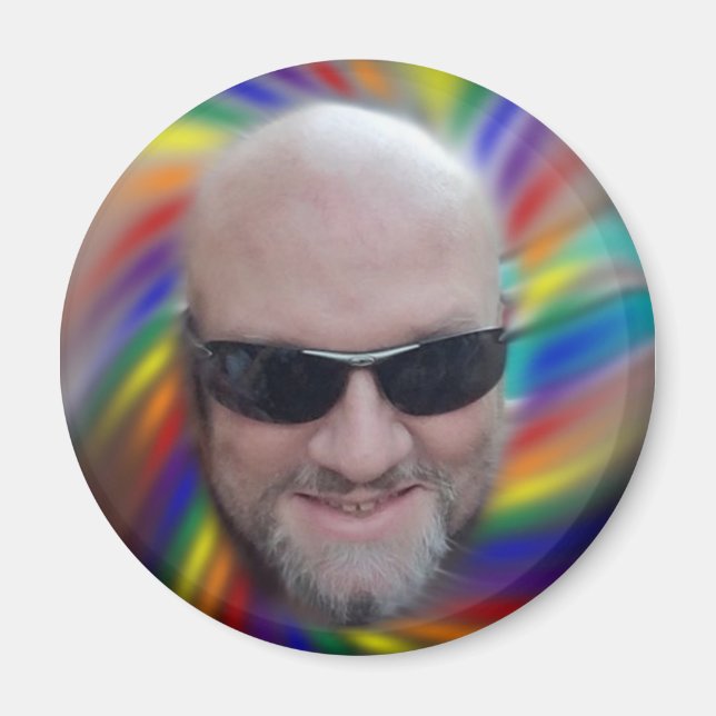 Greg Wahl Rainbow Magnet (Front)