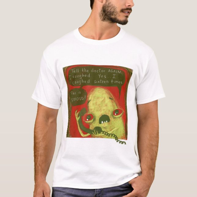 Gregg I Coughed t-shirt by Laura Irrgang (Front)