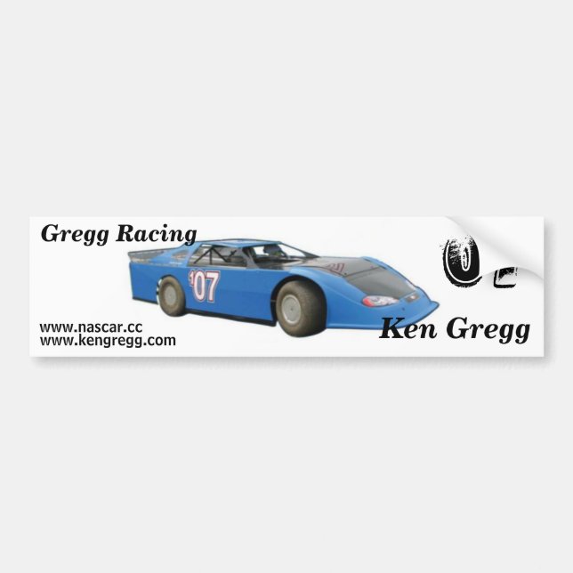 Gregg Racing bumper sticker (Front)