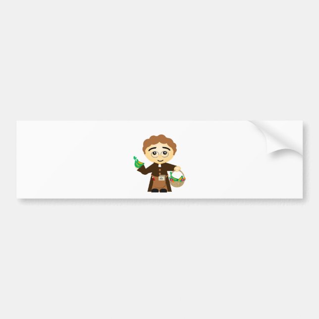 Gregor Mendel Bumper Sticker (Front)