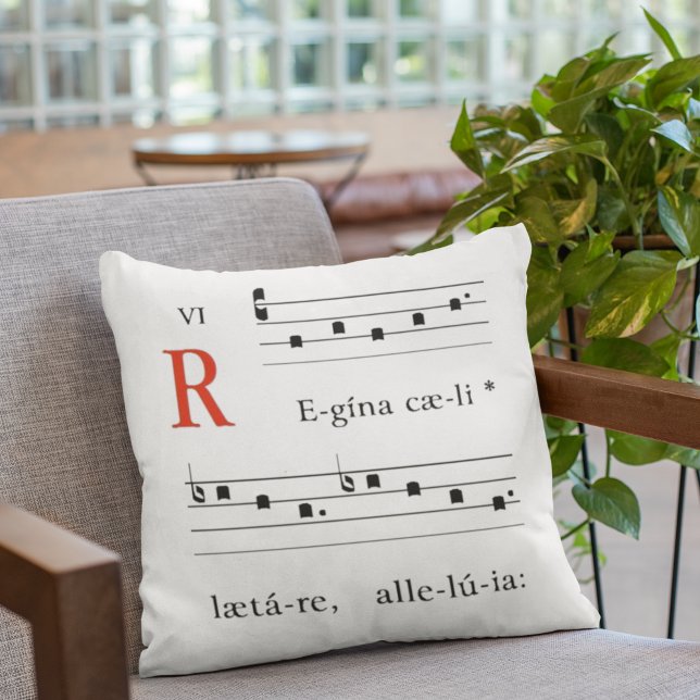 Gregorian Chant Catholic Classical Music Cushion (Creator Uploaded)