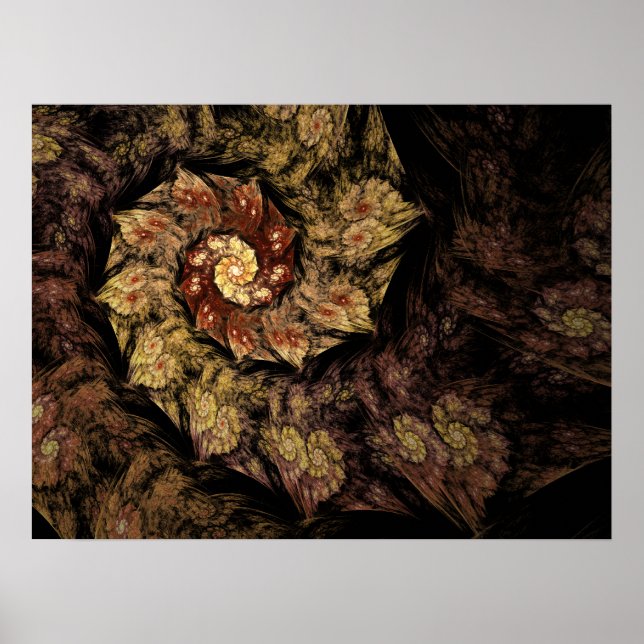 Gregorian Chant Fractal Poster (Front)