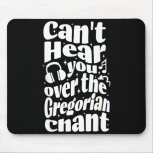 Gregorian Chant Funny Catholic Traditional Latin M Mouse Pad