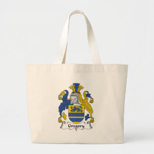 Gregory Family Crest Large Tote Bag