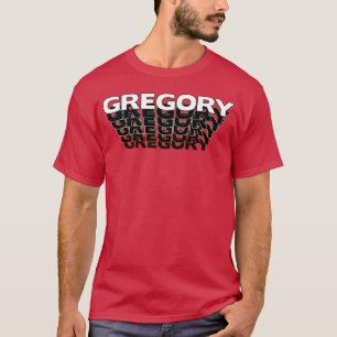 Gregory Funny Retro Vintage Sunset Gregory 80s 90s T-Shirt