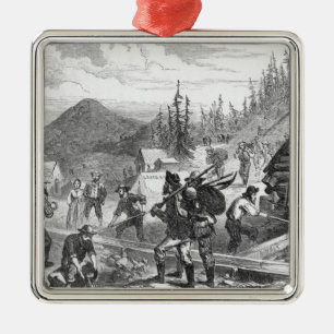 Gregory Gold Diggings, Colorado Metal Tree Decoration