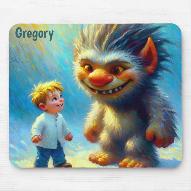 GREGORY ~ Halloween Monster ~  Mouse Pad (Front)