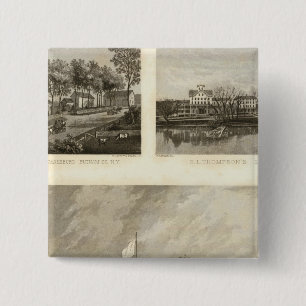 Gregory House, Doane, Thompson residences 15 Cm Square Badge
