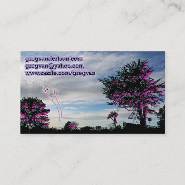 gregvanderlaan-card-firetree business card (Front)