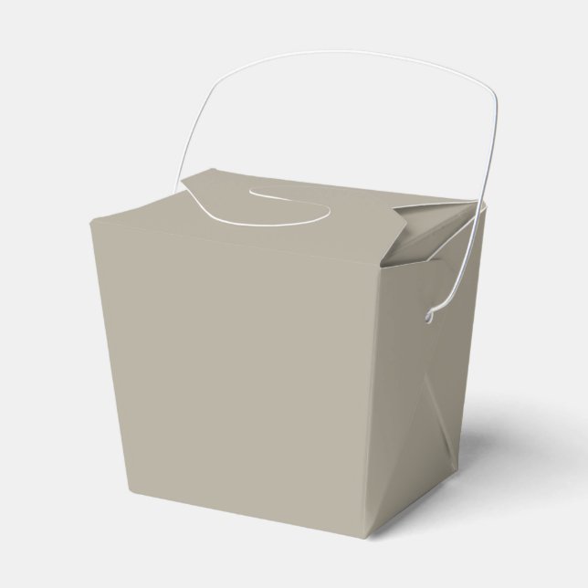 Greige Favour Box (Front Side)