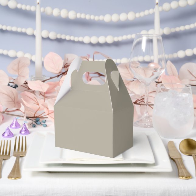Greige Favour Box (Wedding)