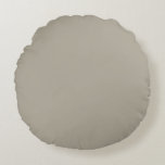 Greige Round Cushion<br><div class="desc">Greige is a neutral color that blends gray and beige, offering a warm and cool balance. It combines the "smokiness" of gray with the "sandiness" of beige, creating a versatile and timeless hue that is popular in interior design for walls, cabinets, and furniture. Composition: The word "greige" is a portmanteau...</div>