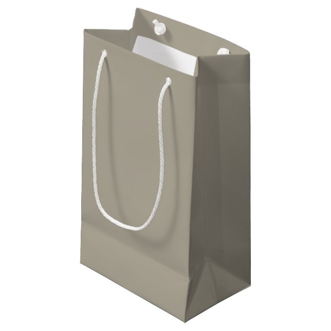 Greige Small Gift Bag (Front Angled)