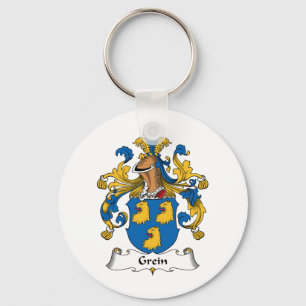 Grein Family Crest Key Ring