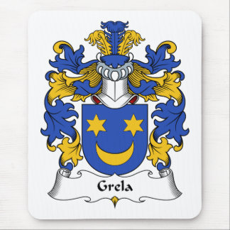 Grela Family Crest Mouse Pad