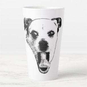 Gremlin Pup in Black & White Latte Mug