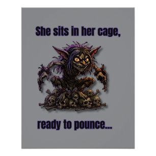 Gremlin Ready to Pounce Poster