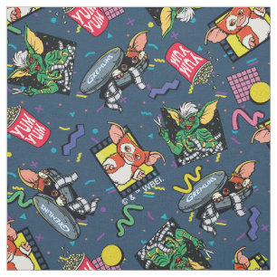 Gremlins™ 80's Retrowave Pattern Fabric