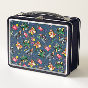 Gremlins™ 80's Retrowave Pattern Metal Lunch Box