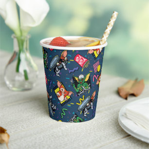 Gremlins™ 80's Retrowave Pattern Paper Cups