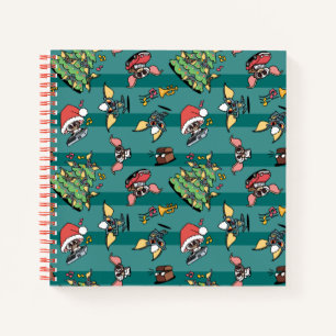 Gremlins Cute Comic Christmas Pattern Notebook