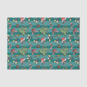 Gremlins Cute Comic Christmas Pattern Tissue Paper