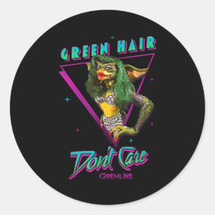 Gremlins - Green Hair Don't Care  Classic Round Sticker