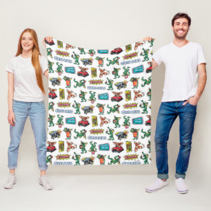 Gremlins™ Sticker Fun Pattern Fleece Blanket