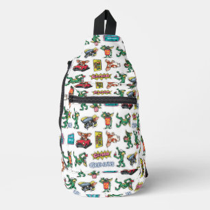 Gremlins™ Sticker Fun Pattern Sling Bag
