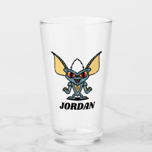 Gremlins Stripe Cute Comic Add Your Name Glass