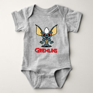 Gremlins   Stripe Cute Comic Character Baby Bodysuit