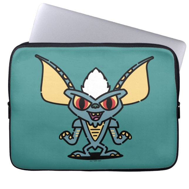 Gremlins | Stripe Cute Comic Character Laptop Sleeve (Front)