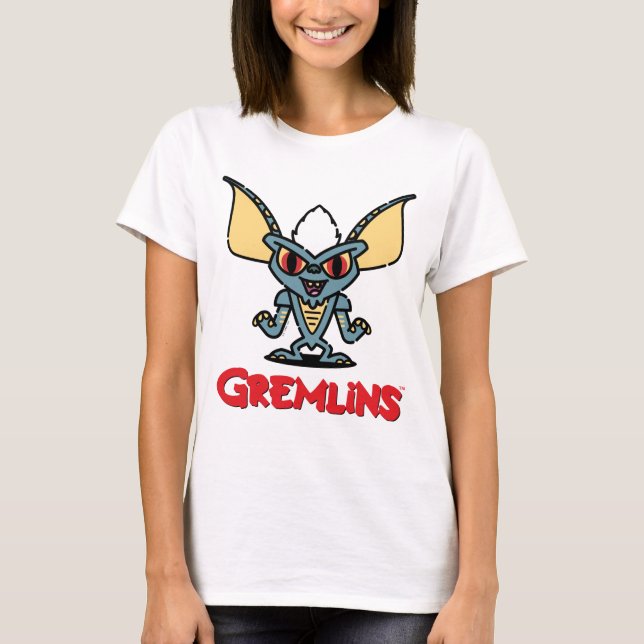 Gremlins | Stripe Cute Comic Character T-Shirt (Front)