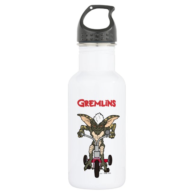 Gremlins | Stripe Riding Tricycle 532 Ml Water Bottle (Front)