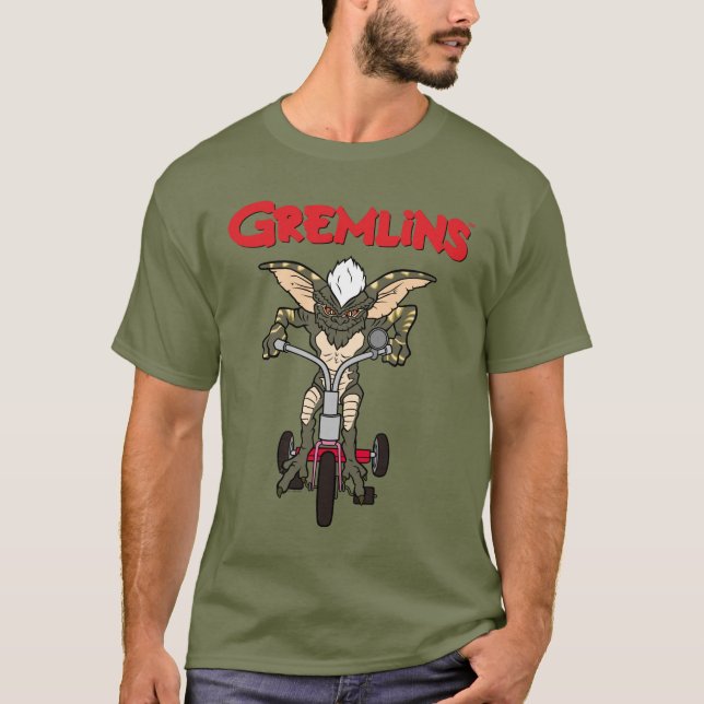 Gremlins | Stripe Riding Tricycle T-Shirt (Front)
