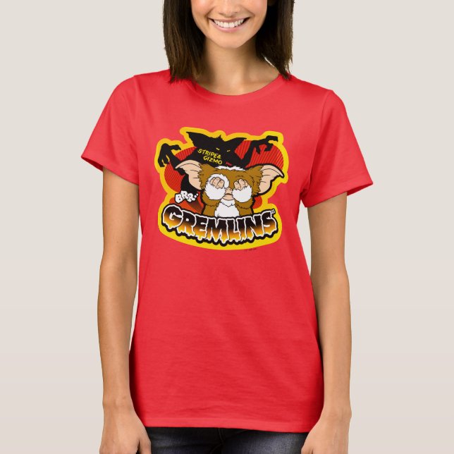 Gremlins | Stripe Scaring Gizmo T-Shirt (Front)