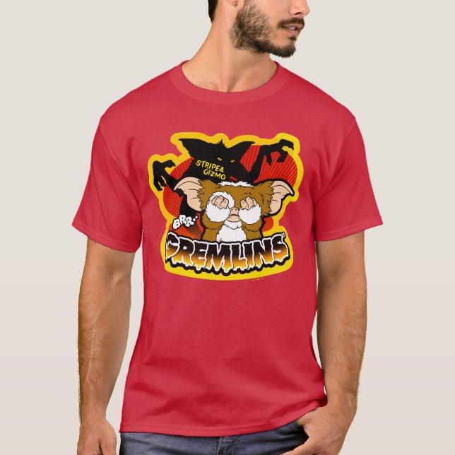 Gremlins | Stripe Scaring Gizmo T-Shirt (Front)