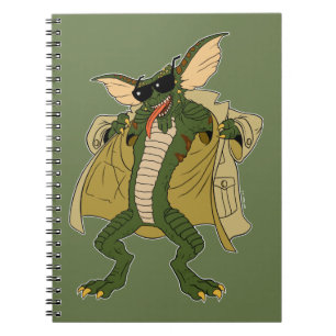 Gremlins Stripe Trench Coat Flash Notebook