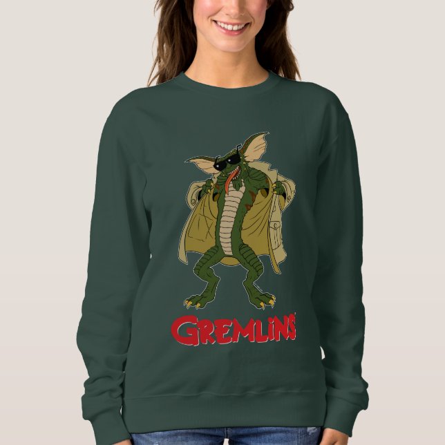 Gremlins | Stripe Trench Coat Flash Sweatshirt (Front)