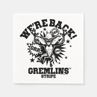 Gremlins | Stripe We're Back Napkin