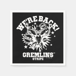 Gremlins | Stripe We're Back Napkin