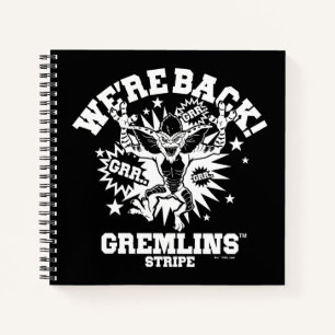 Gremlins Stripe We're Back Notebook