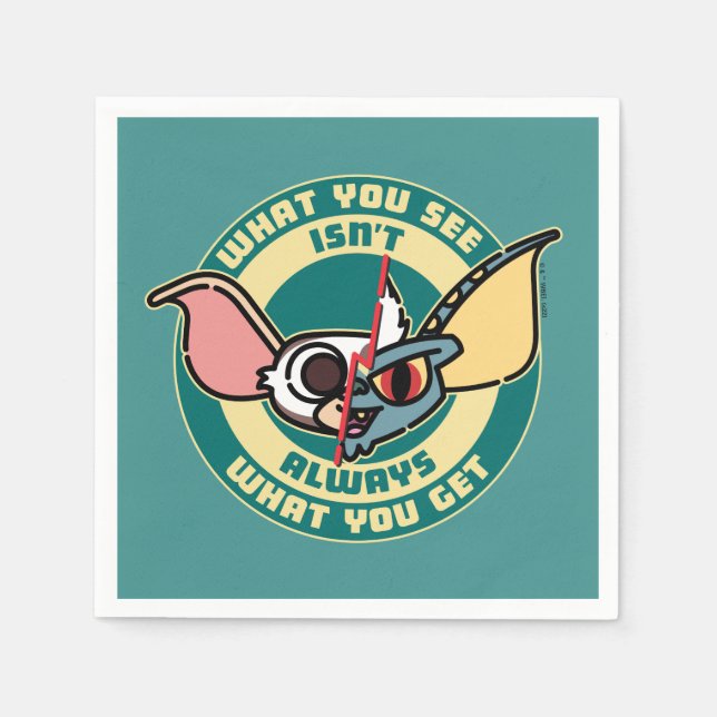 Gremlins | What You See Isn't Always What You Get Napkin (Front)