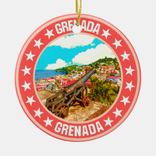 Grenada                                            ceramic tree decoration