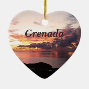 Grenada Ceramic Tree Decoration