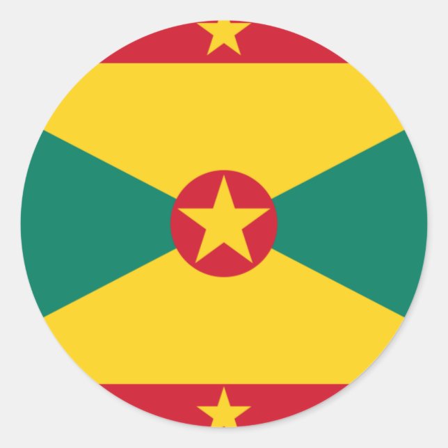 grenada classic round sticker (Front)
